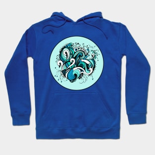 Swans Aussie Tangle in Blue Hoodie